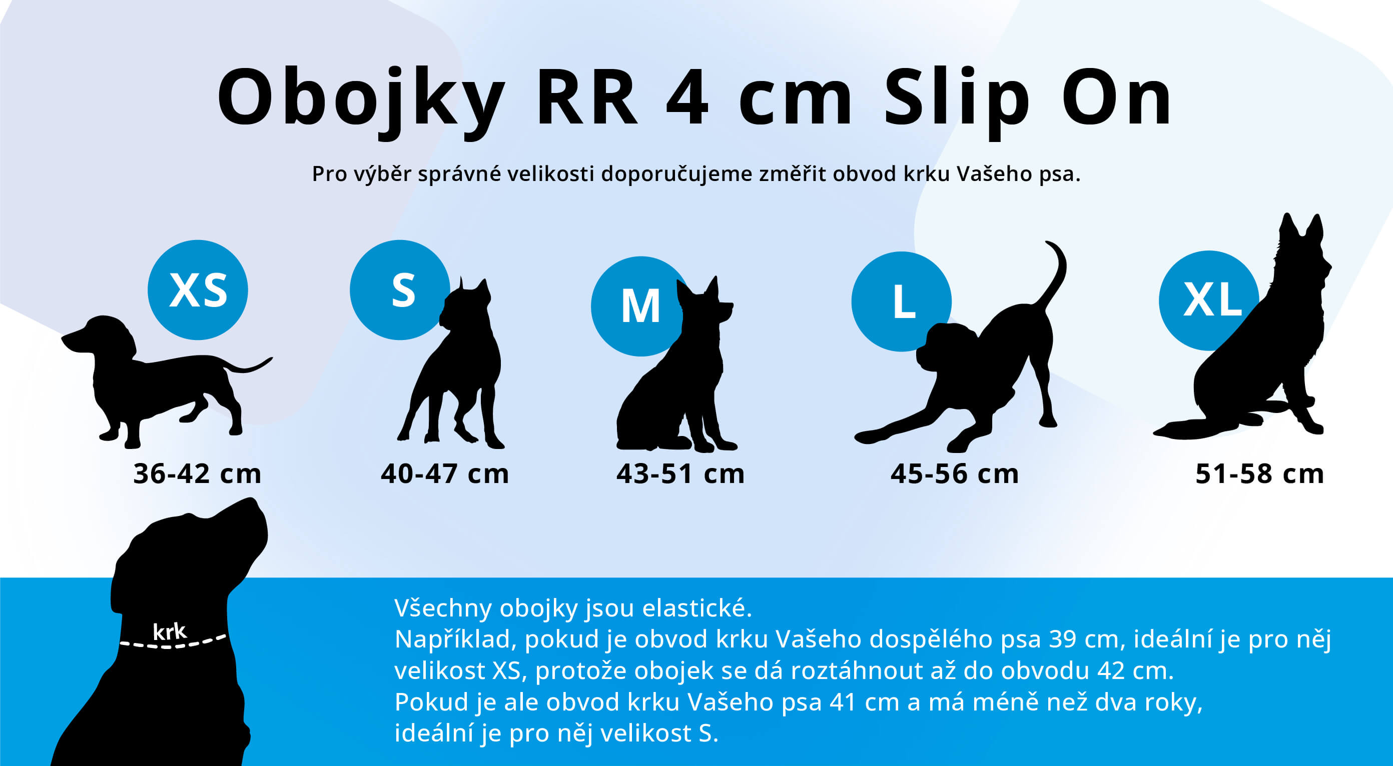 Obojky RR 4 cm slipon0